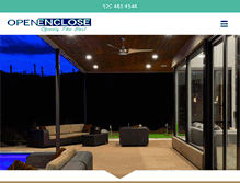 Tablet Screenshot of openenclose.com
